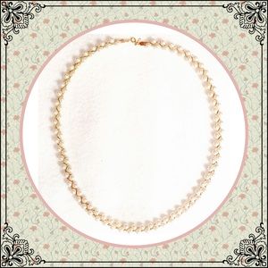 Vintage Braided Pearl Necklace